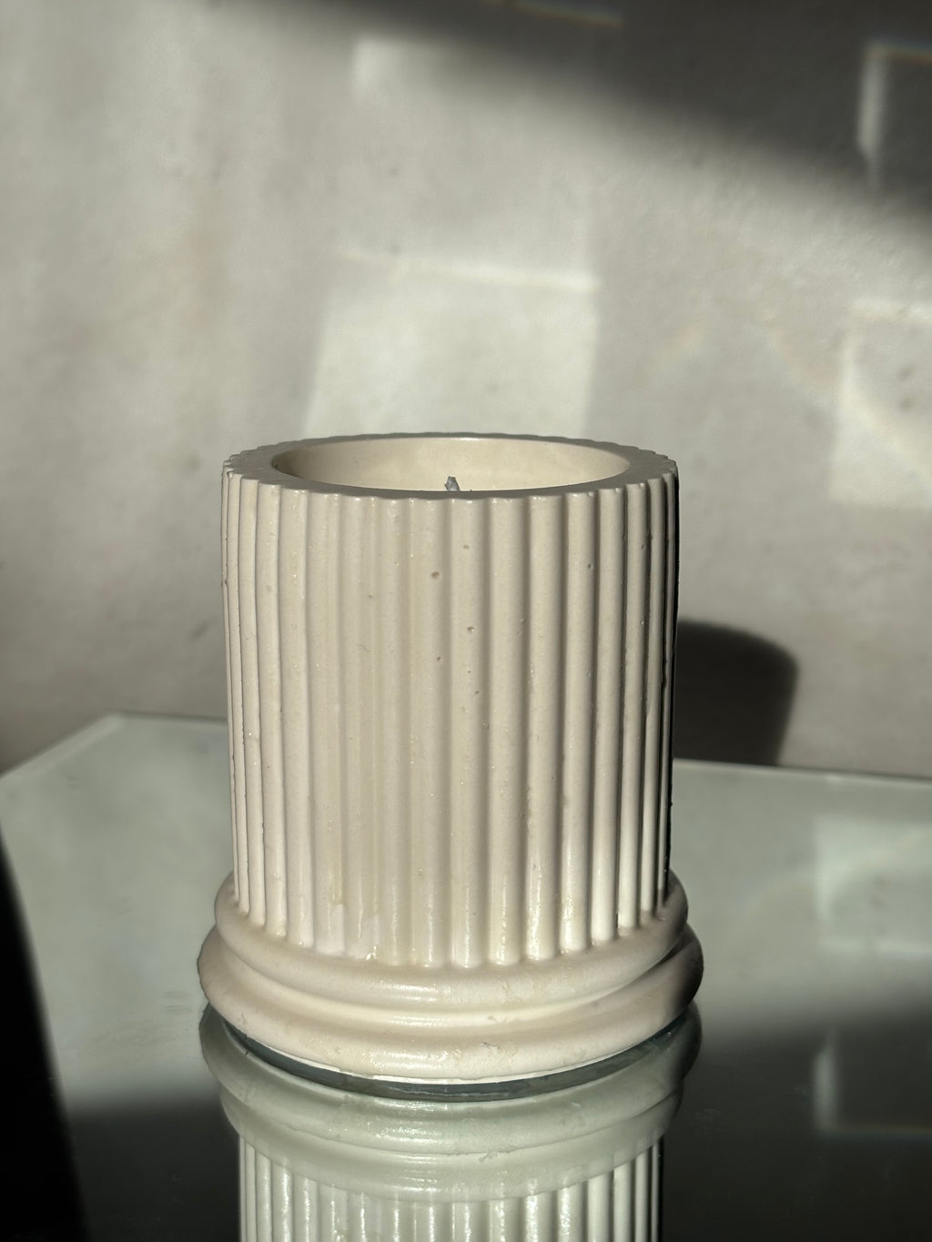Golden Hour ~ Roman Pillar Candle
