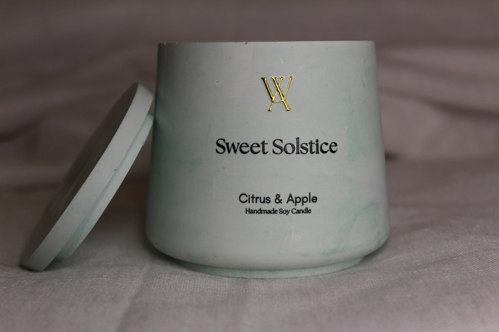 Sweet Solstice ~ Large Candle