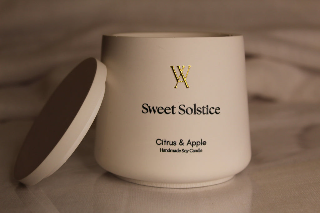 Sweet Solstice ~ Large Candle