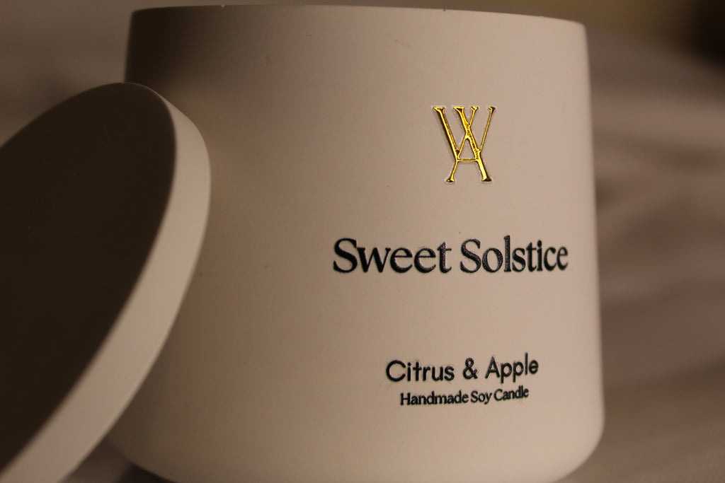 Sweet Solstice ~ Large Candle